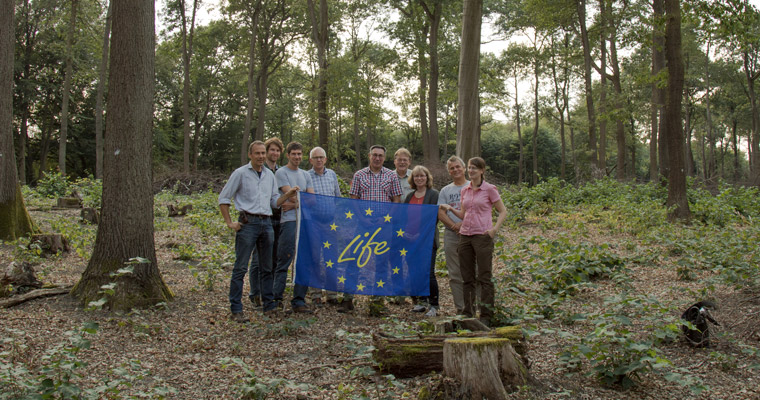 Besuch des EU-Monitoringteam im Mittelwald Silbersee